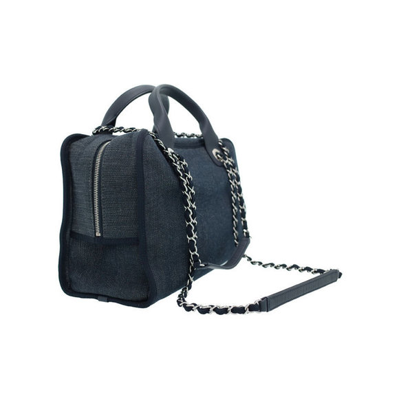 Chanel Deauville Line Bowling Bag - Picture 2 of 9